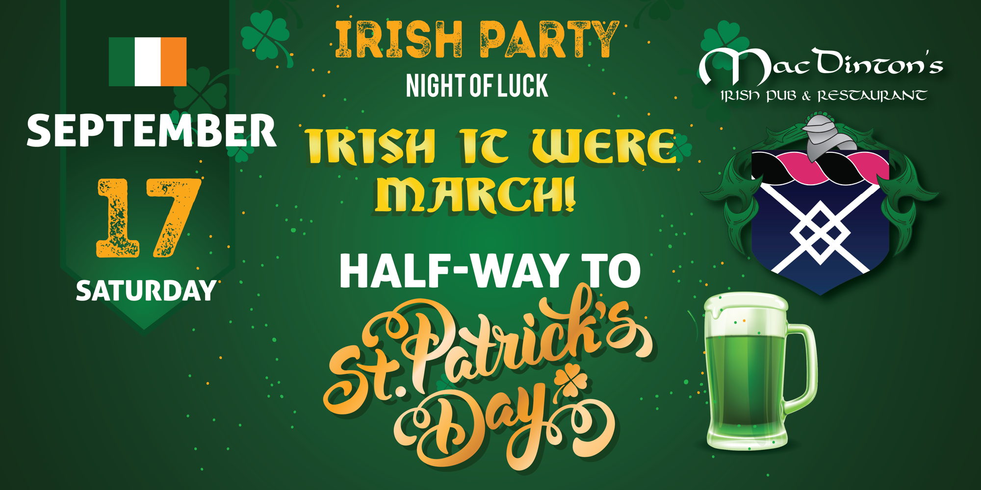 Read more about the article Half-Way to St. Patrick’s Day!