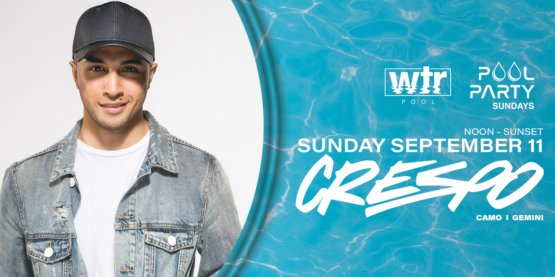 Read more about the article September 11th | Crespo | Pool Party Sunday