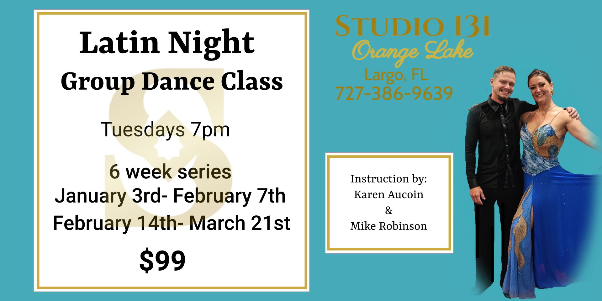 Read more about the article Latin Night Series Group Dance Class