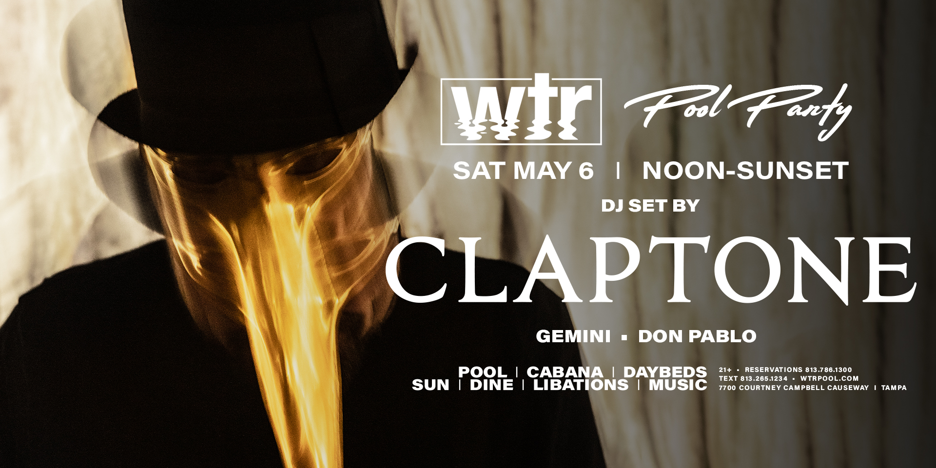 Read more about the article May 6th | Claptone | Pool Party