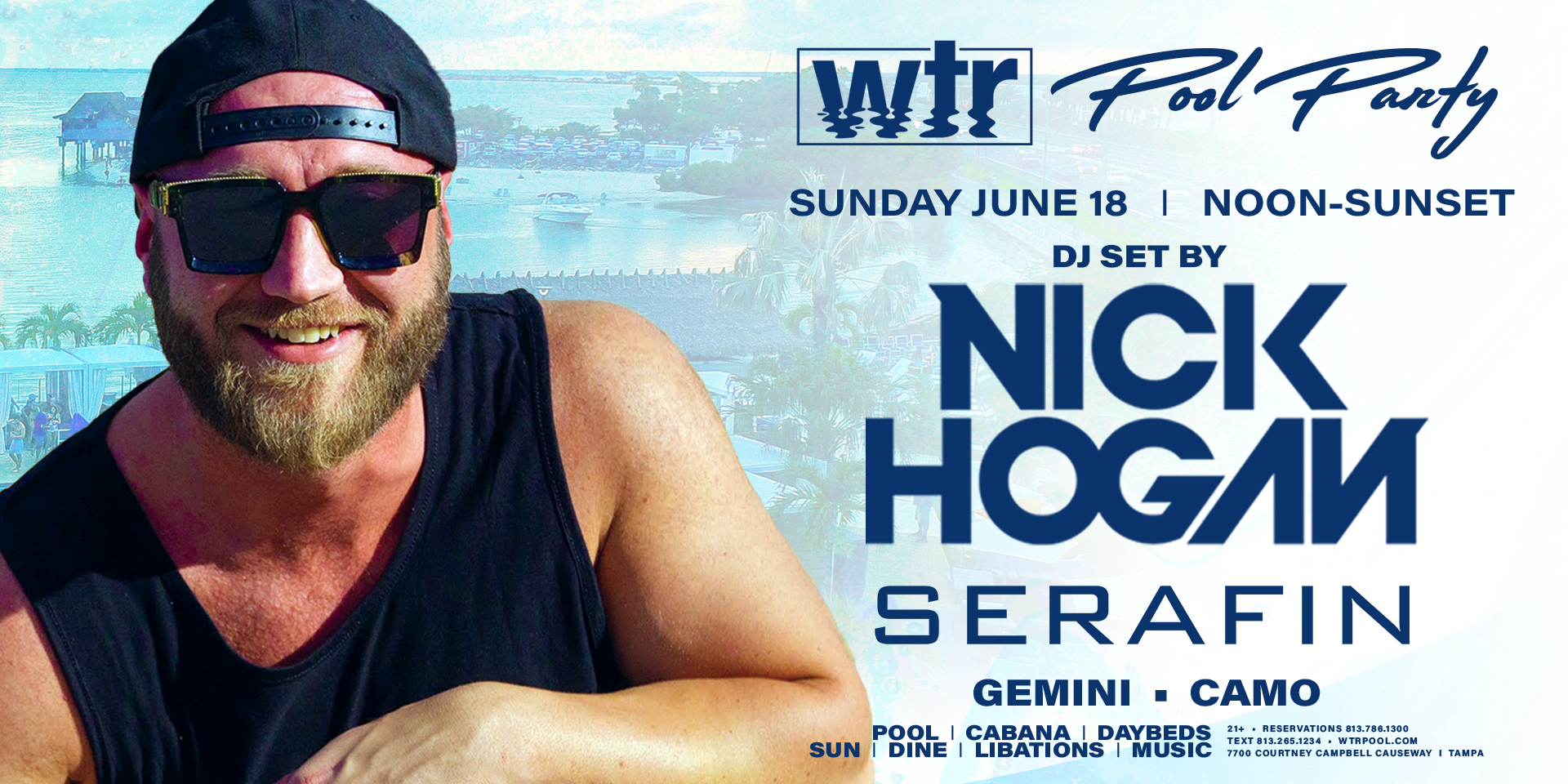 Read more about the article June 18th | Nick Hogan | Pool Party