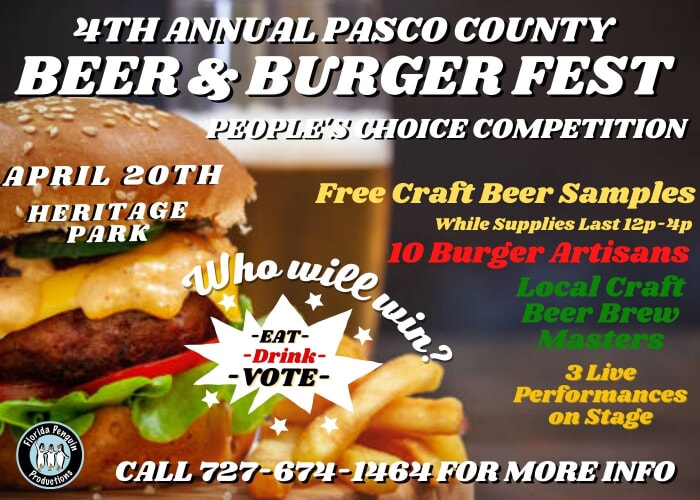 Read more about the article 4th Annual Pasco County Beer and Burger Festival