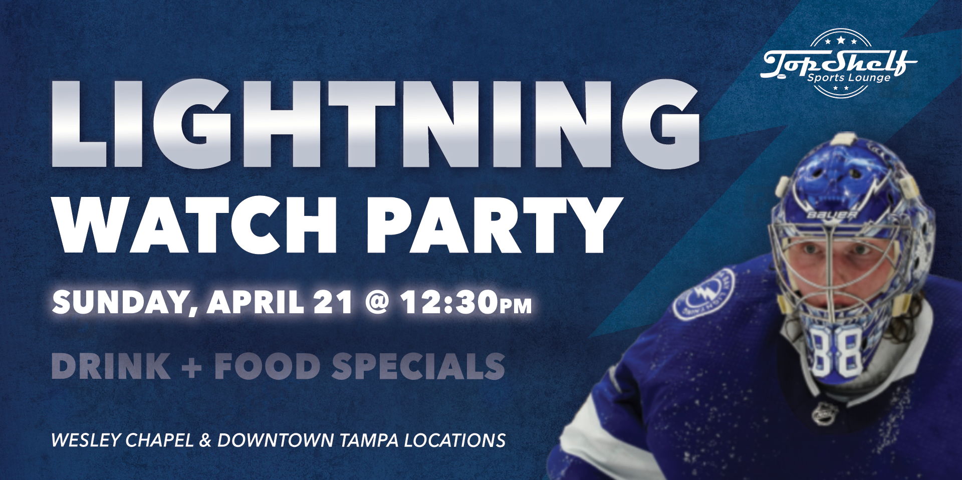 Read more about the article Lightning Watch Party: Stanley Cup Playoffs Game 1