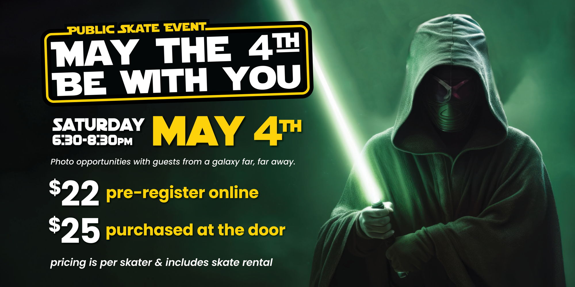 Read more about the article May The 4th Themed Public Skate