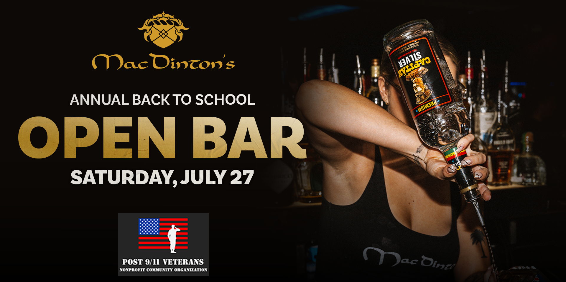 Read more about the article Annual Back To School Open Bar!