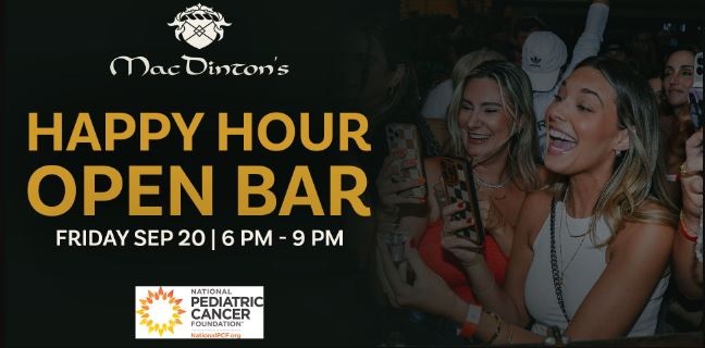 Read more about the article Happy Hour Open Bar Fundraiser!