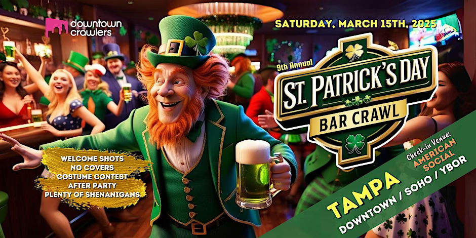 Read more about the article St. Patrick’s Day Bar Crawl (American Social)