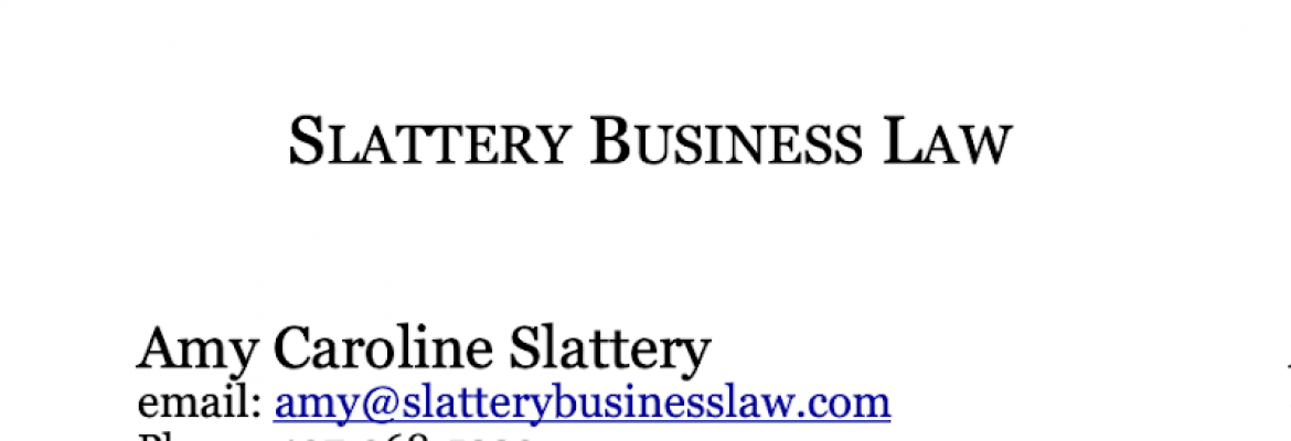 Slattery Business Law PLLC