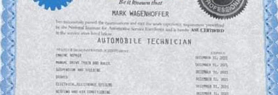 marks certified auto